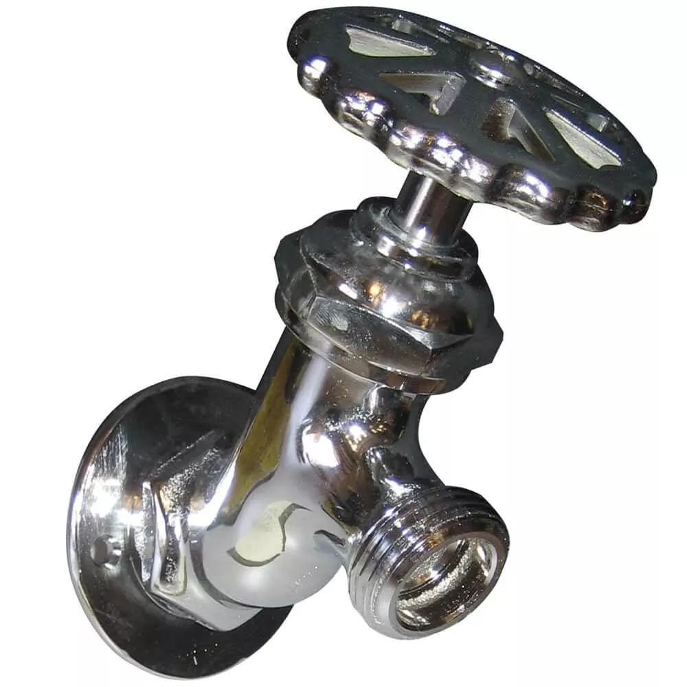 Whitecap CP Brass LG Sillcock 2-3/16" Base 4" Depth - P-2453C