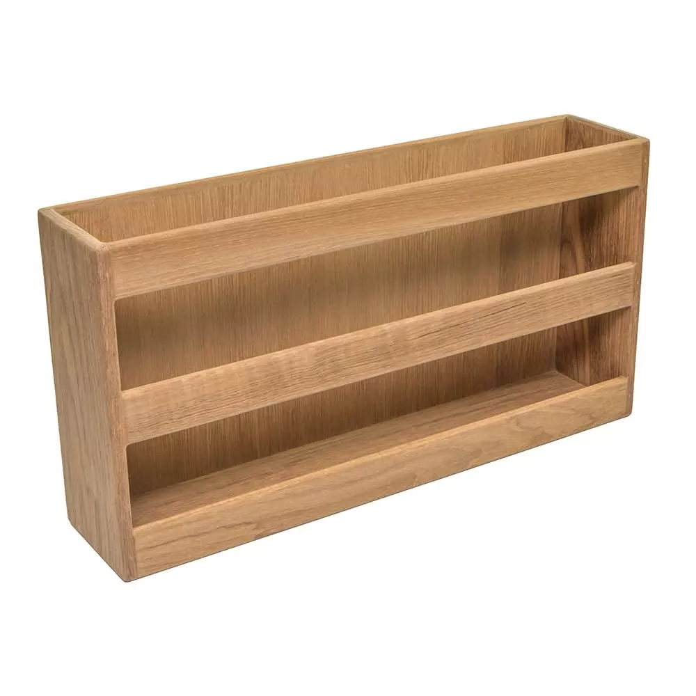 Whitecap Teak Double-Wide Magazine Rack - 62508