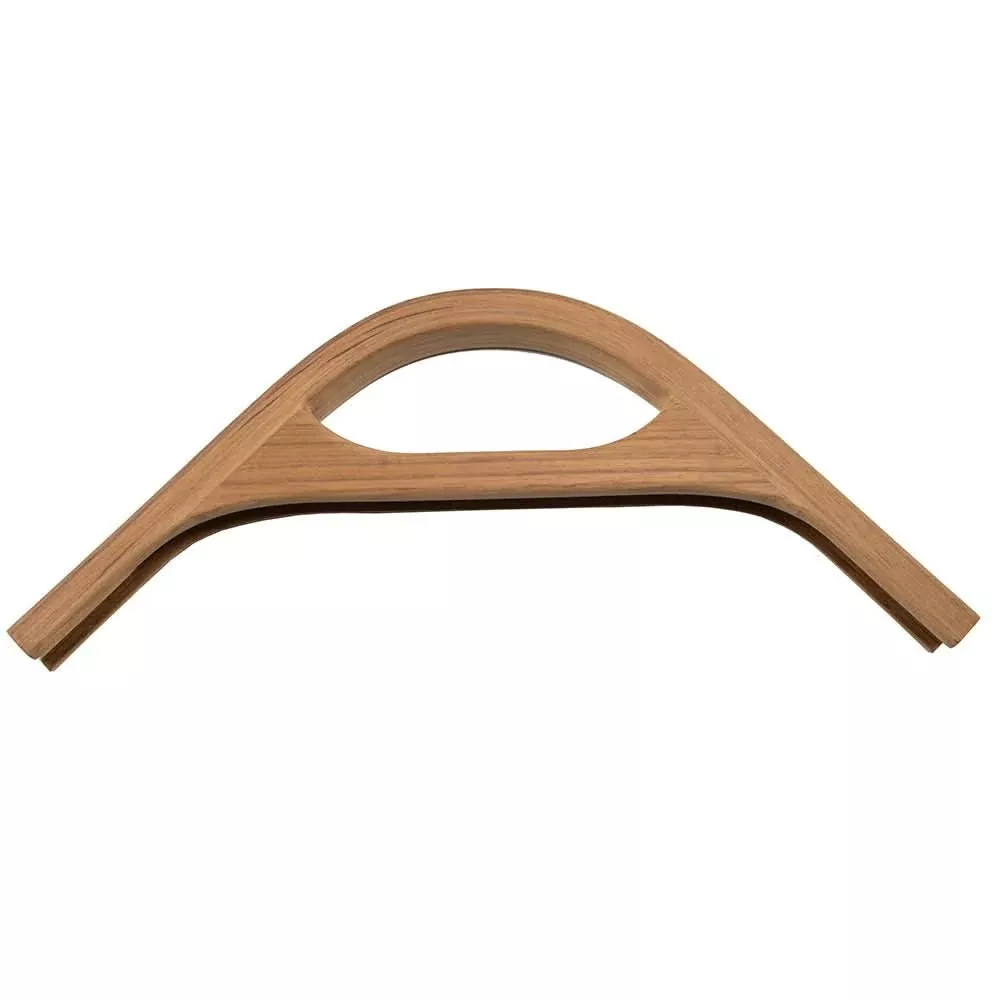Whitecap Teak Track Corner with Hand Hold Molding - 3/4" - 60805