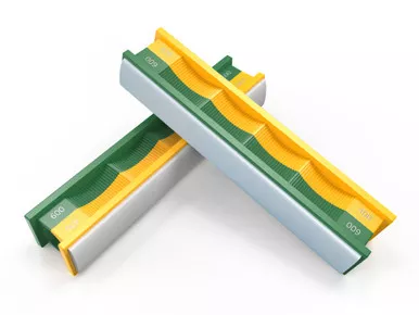 WICKED EDGE Medium 400/600 Grit Semi-Round Stones for Curved Blades (WERC400600)