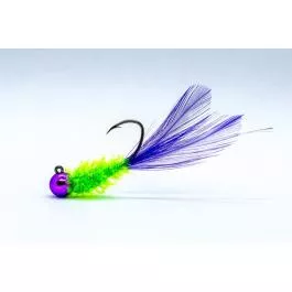 Widow Maker Lures Tungsten Shimmer Jig - 1/16 oz. - Purple/Lime