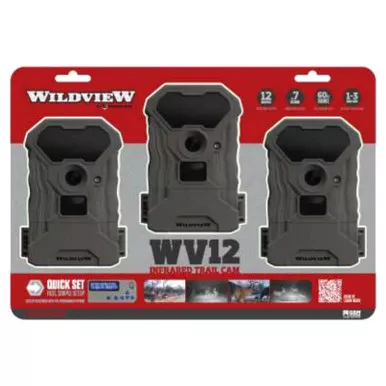 Wildview Wv12 Infrared Trail Cam 3 Pack