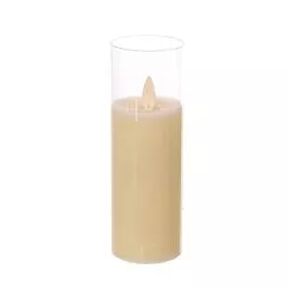 Will’s Company LED Pillar Candle in Glass