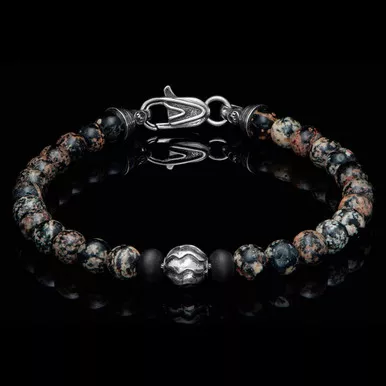 William Henry B48 Brookings Bracelet Red Obsidian