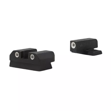 WILLIAMS Triton Classic Series White Front/Rear Night Sights for Sig P-Series with #6 Front / #8 Rear (606023)