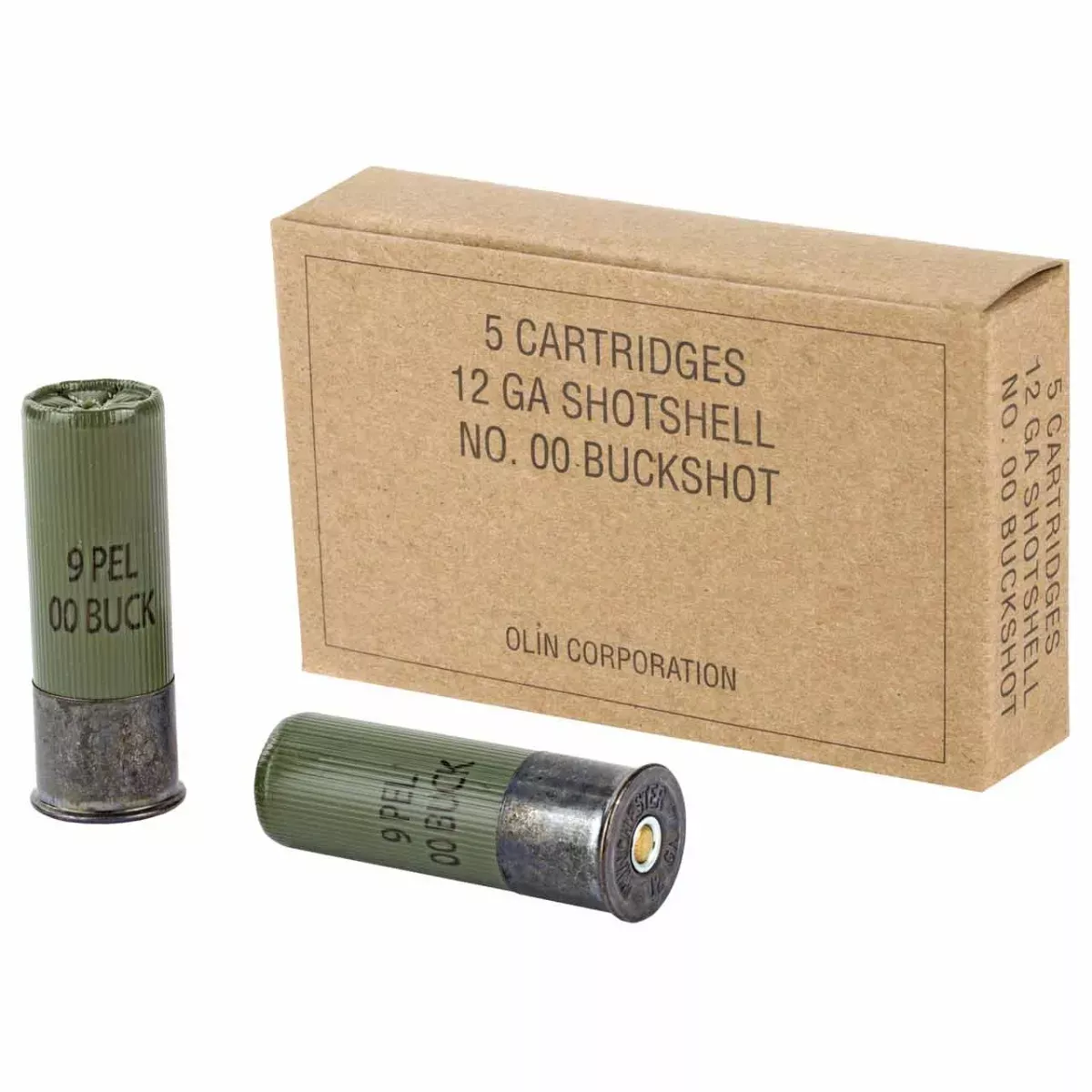 Winchester 12ga 2-3/4" 00BK 5rdMil Grade