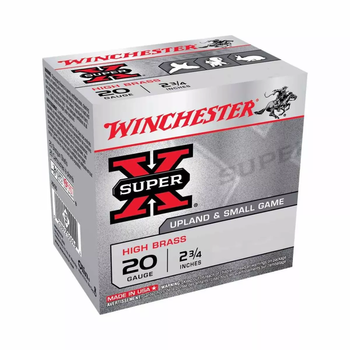 Winchester 20ga 2-3/4" #3BK 15rd