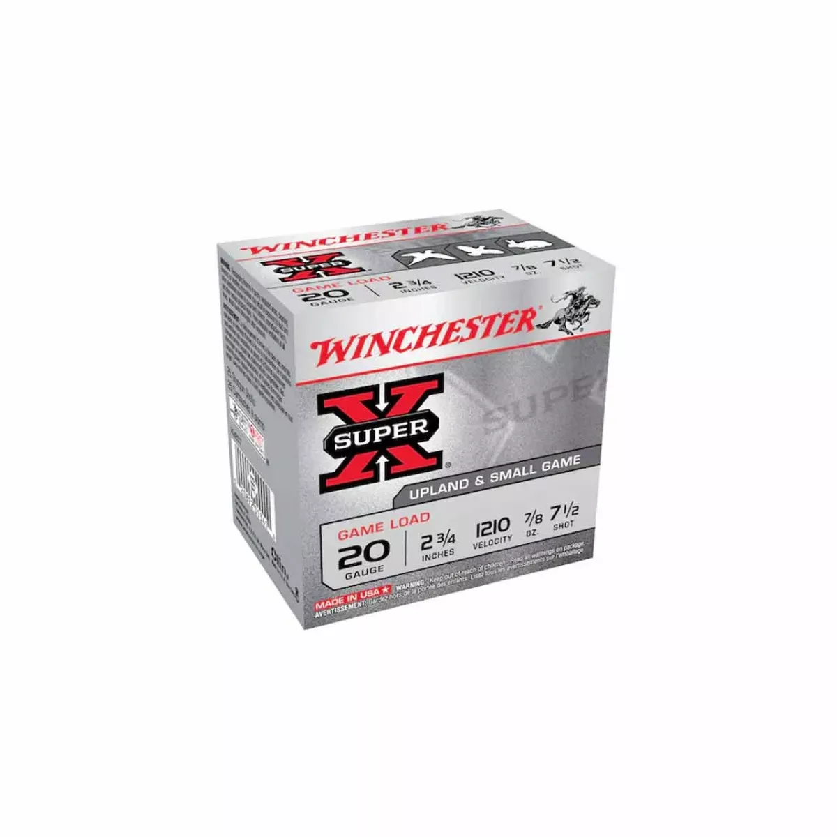 Winchester 20ga 2-3/4" 7/8oz #7.5 Game