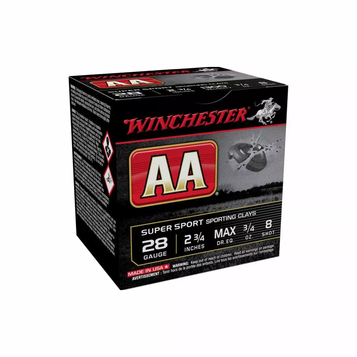 Winchester 28ga Super Sport 3/4oz #8