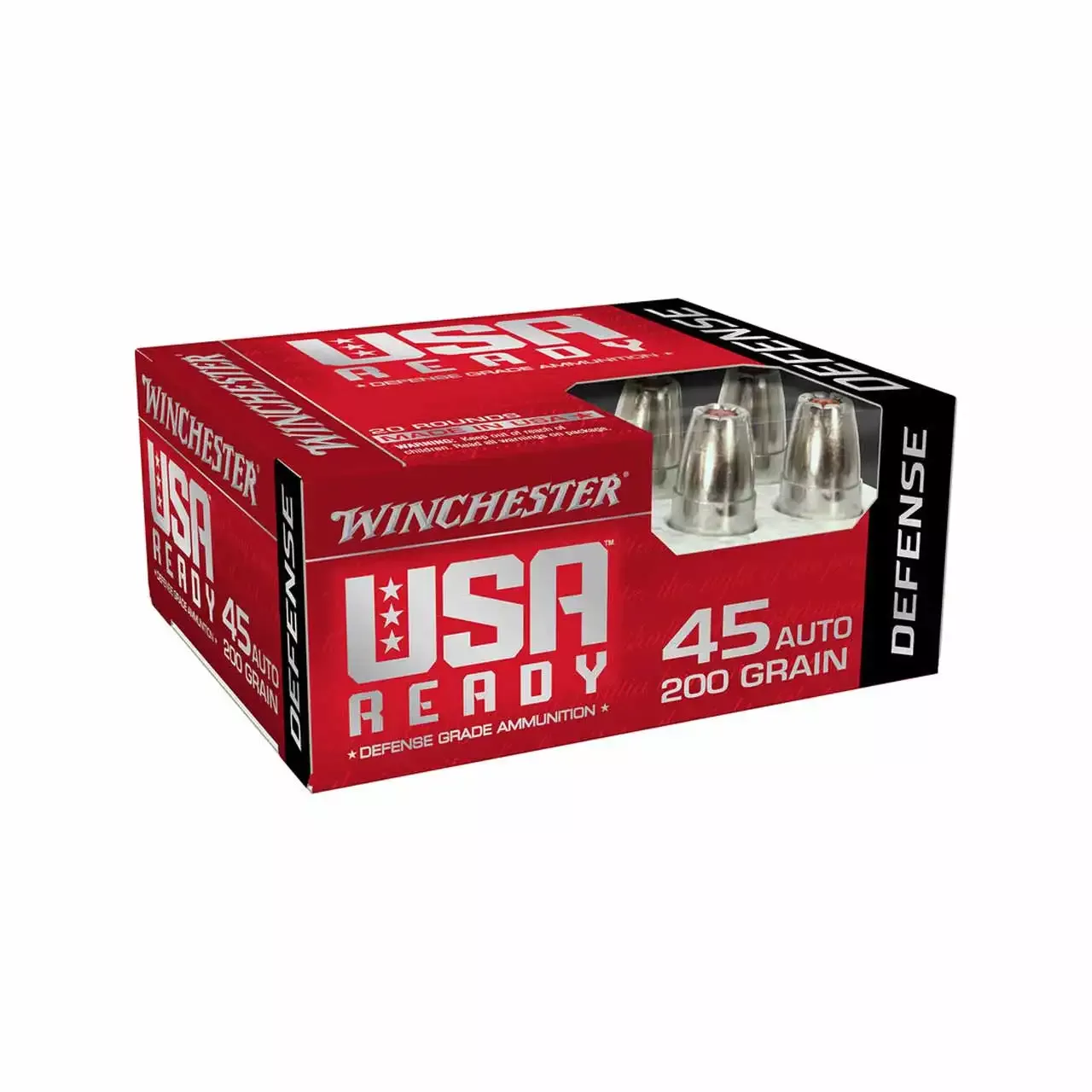 Winchester 45 Acp 200gr HEX-VNT HP 20-BO