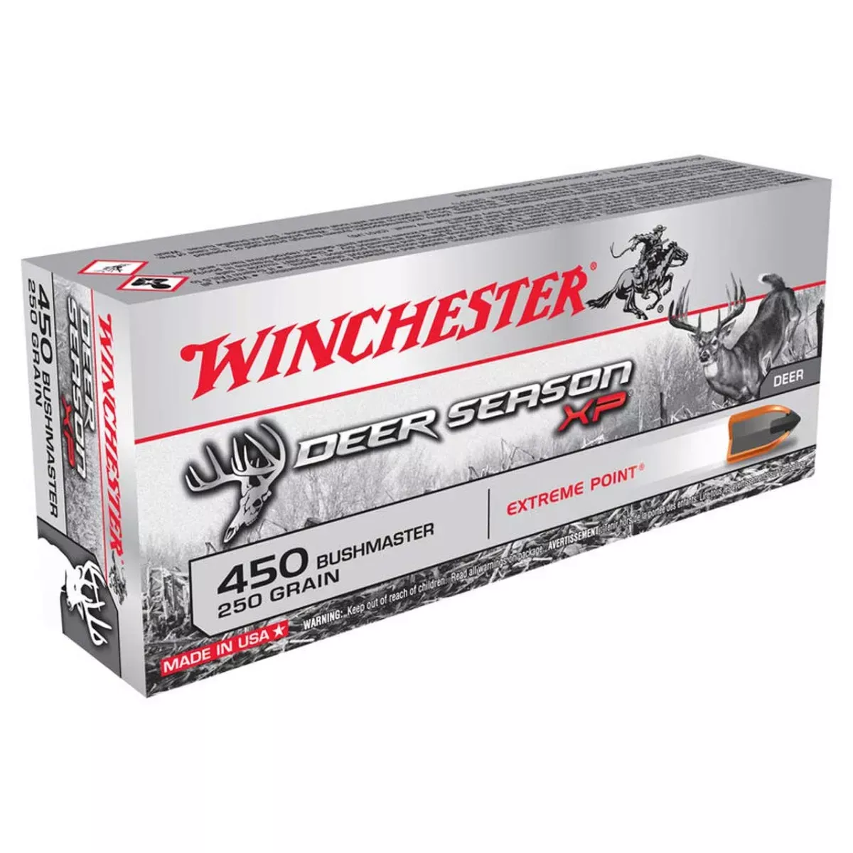 Winchester 450 Bushmaster 250gr Deer Season XP 20rd
