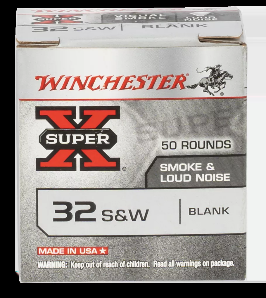 Winchester Ammo Super X Blank 32 S&W 50 Per Box