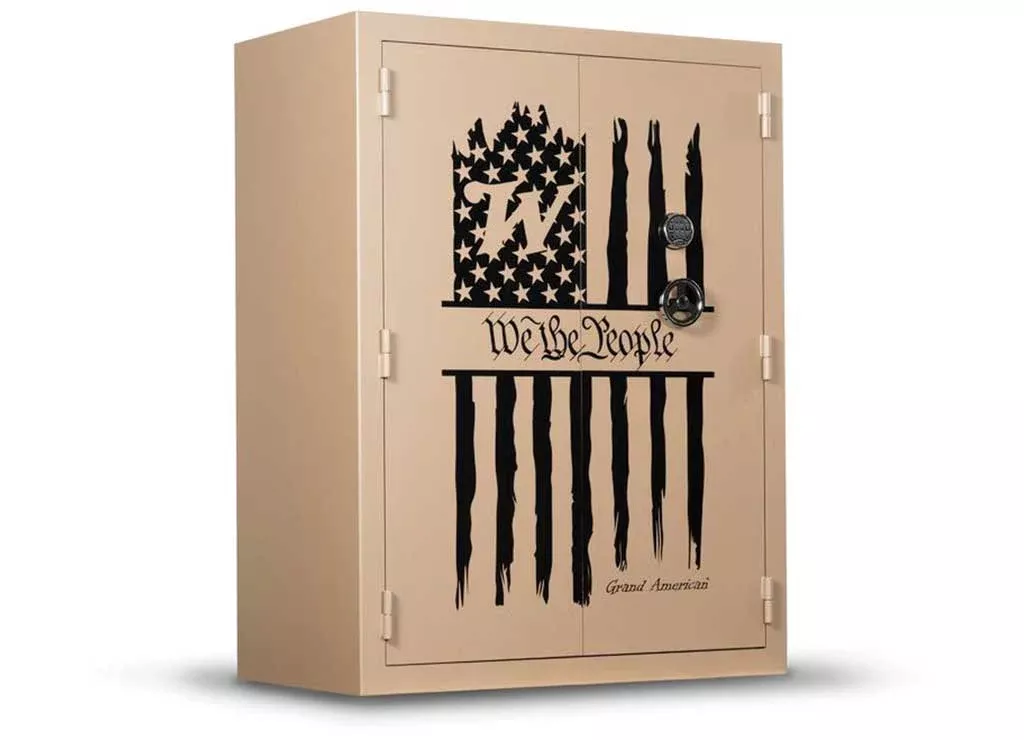 Winchester Grand American 60 +16 Fireproof Gun Safe, 60-Minute, Tan• GA-7255-68-4-E