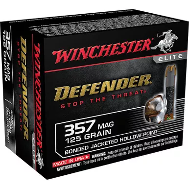 Winchester PDX1 .357 MAG 125GR BJHP 20 Rounds Box