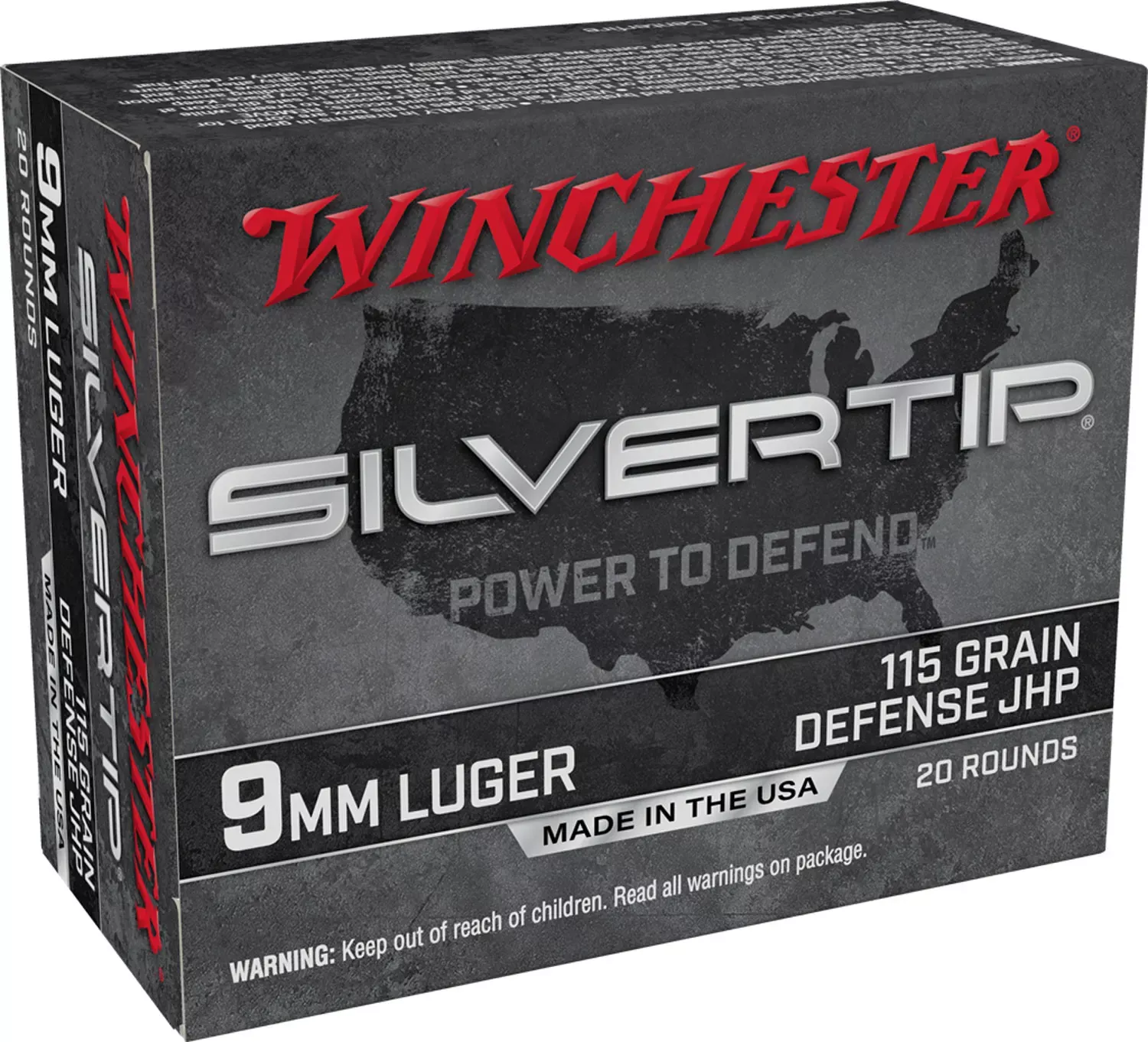 Winchester Silvertip 9MM 115 Gr. JHP 20/Box