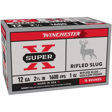 Winchester Super X 12Ga 2 3/4" Shells 1Oz 15 Rounds