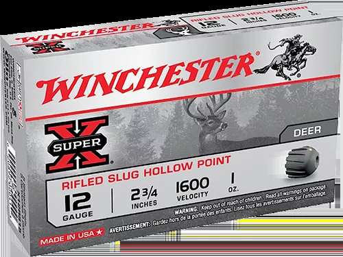 Winchester Super X 12ga 2.75″ 3/4oz Zinc Slug 5rd