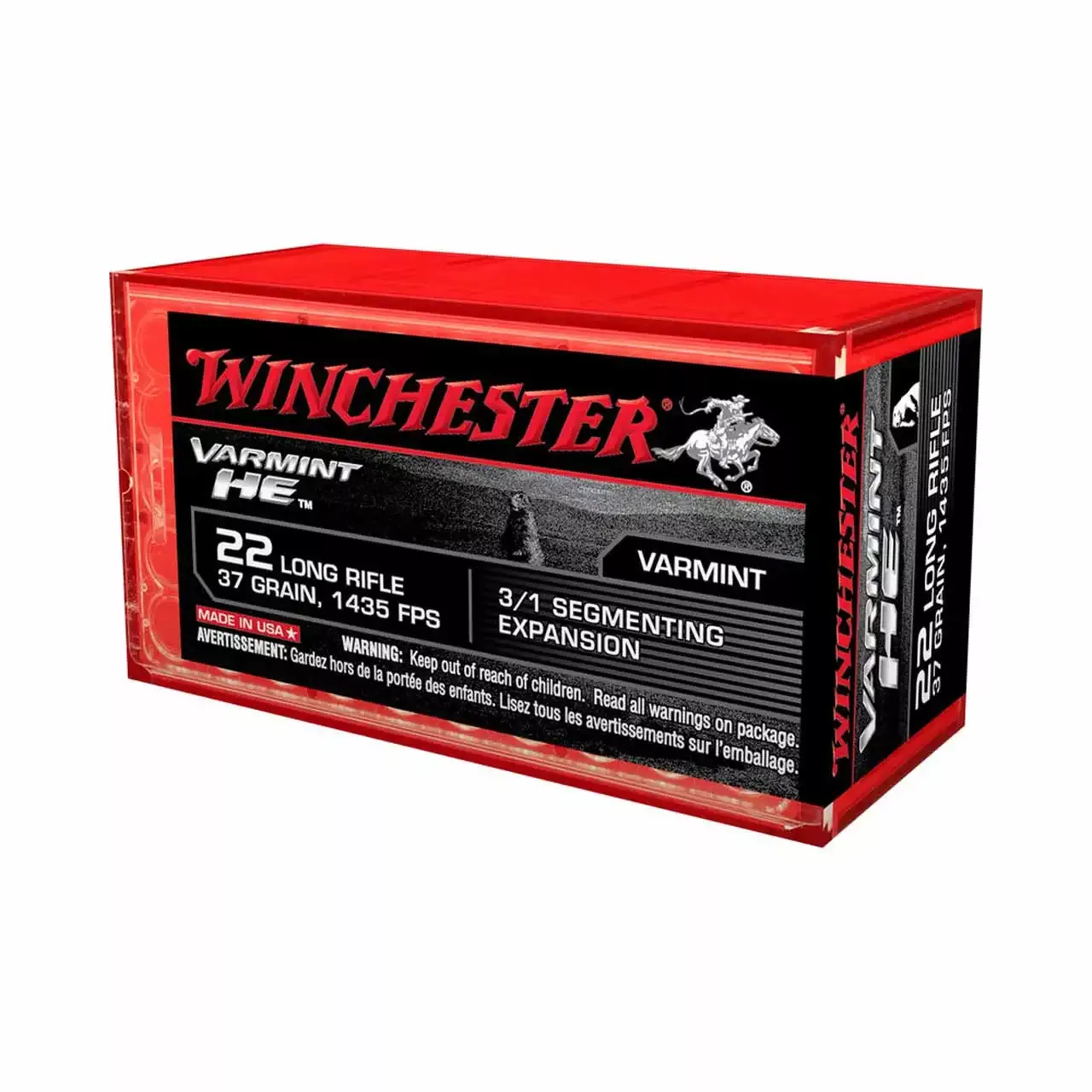 Winchester Varmint HE 22lr 37gr 50rd - Box