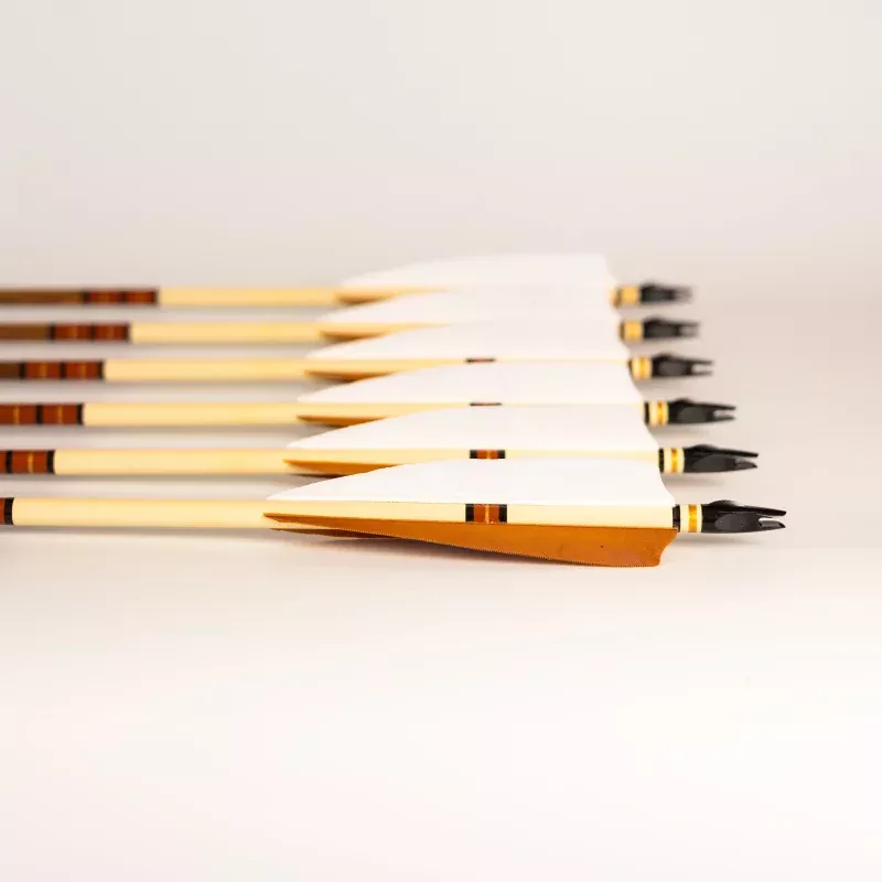 Wood Arrows Made in the USA – 6 Pack