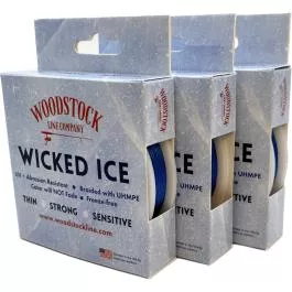 Woodstock Wicked Ice PE Super Braid - Test Blue - 6 LB. 50 YDS.
