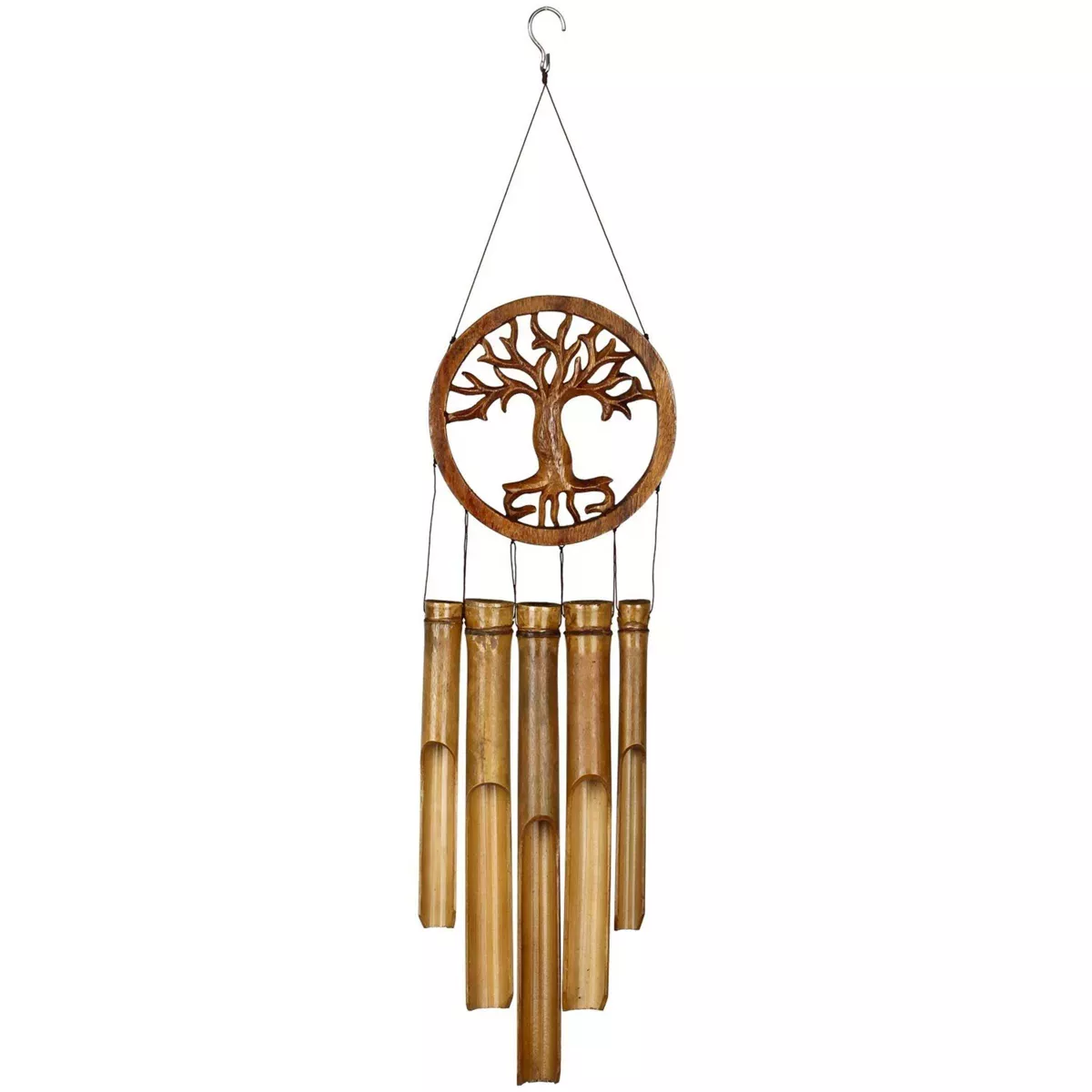 Woodstock Wind Chimes Tree Of Life Bamboo #CTOL