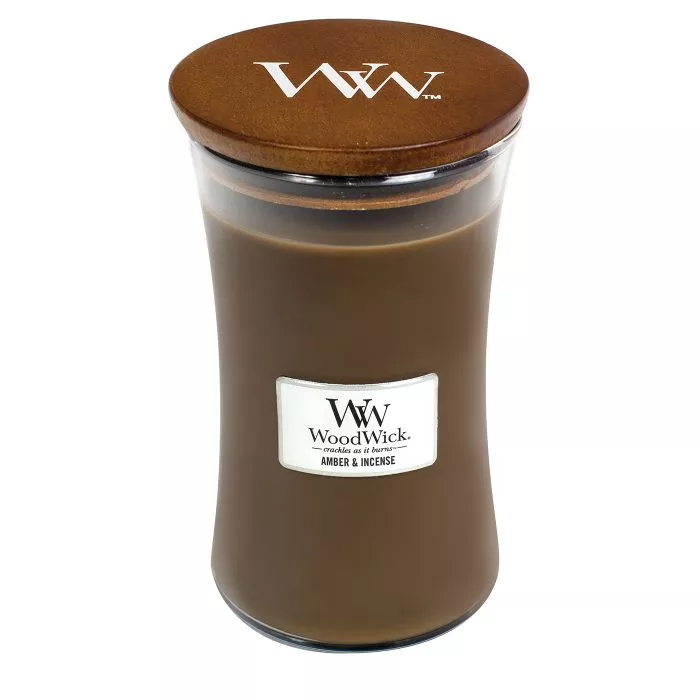 WoodWick – Amber & IncenseCandle 9.7oz
