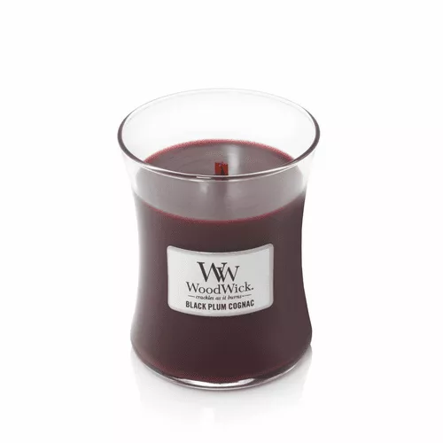 WoodWick – Black Plum Cognac Candle 9.7oz