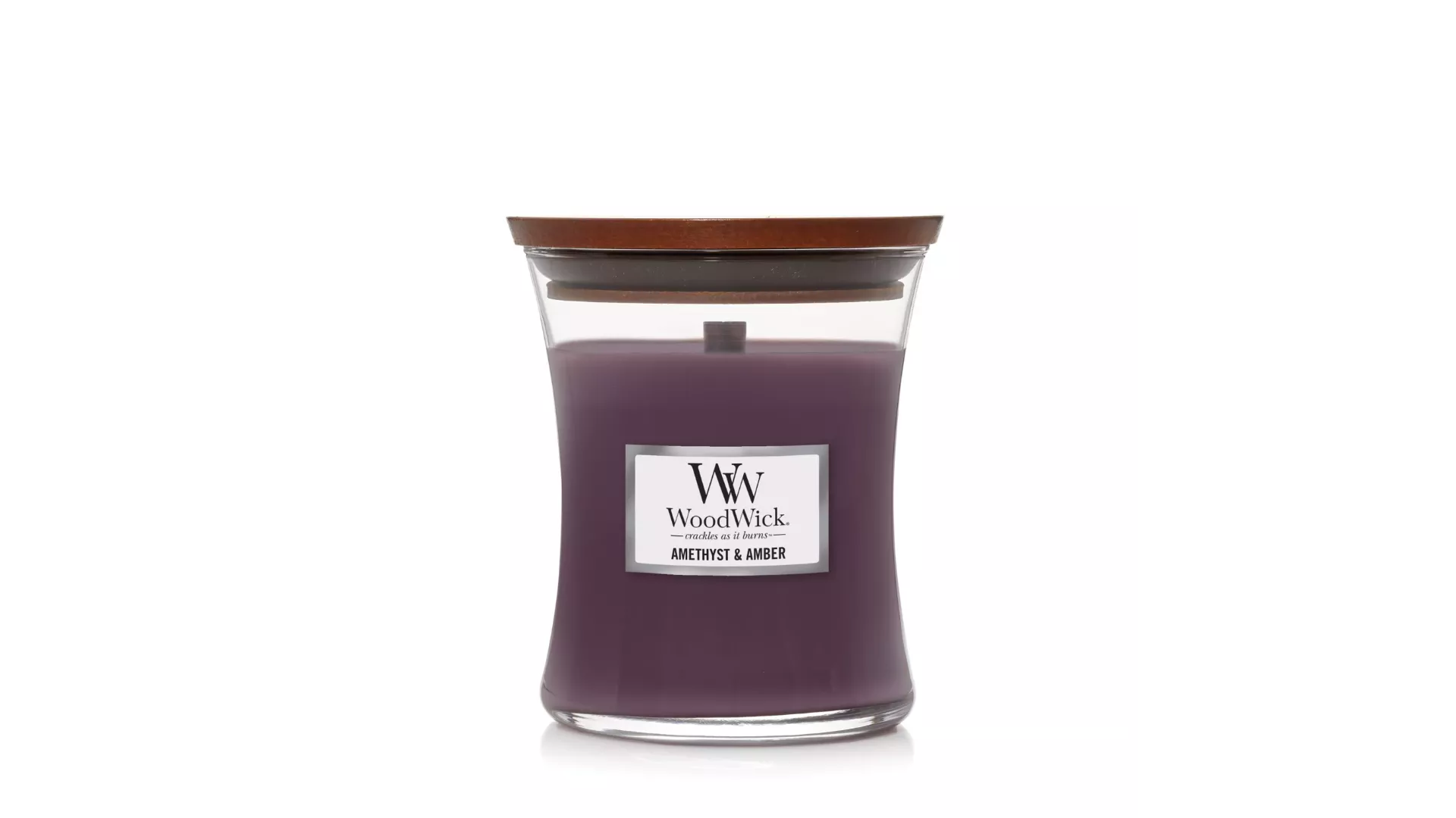 WoodWick Candle Amethyst Amber 9.7 Oz.