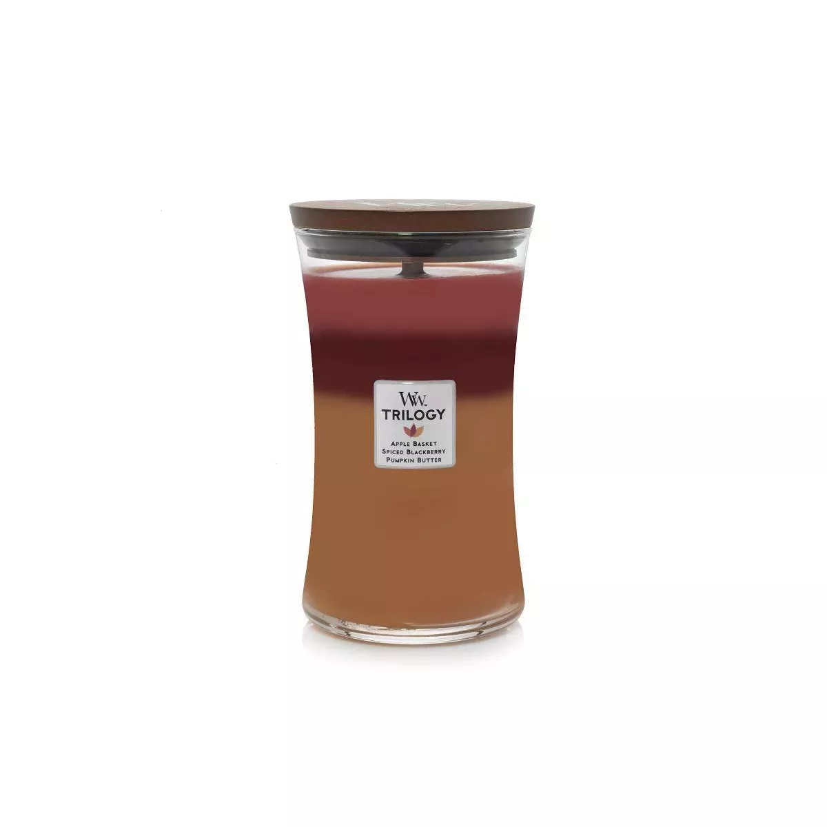 Woodwick Candle Jar Large Trilogy Autumn Harvest #93975