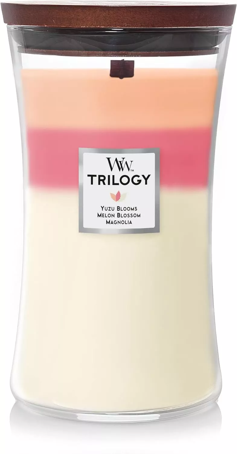 WoodWick Large Hourglass Candle – Blooming Orchard #257918