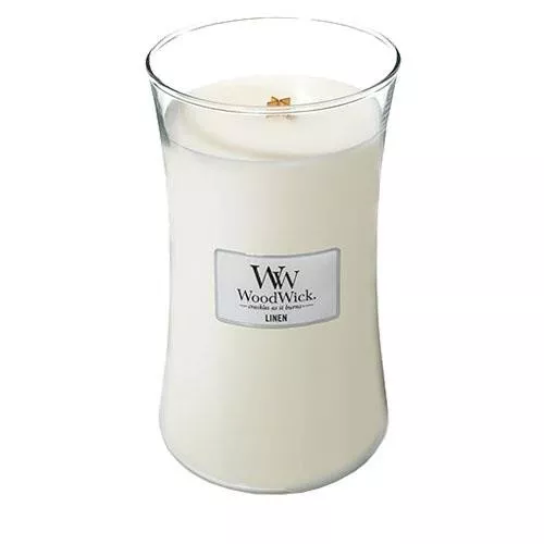 WoodWick – Linen Candle 21.5oz