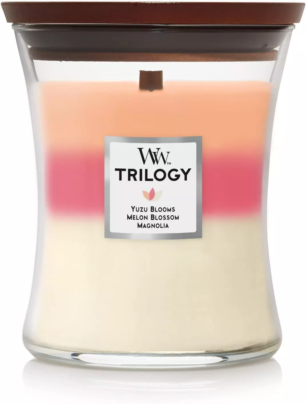 WoodWick Medium Hourglass Candle – Blooming Orchard Trilogy #257901