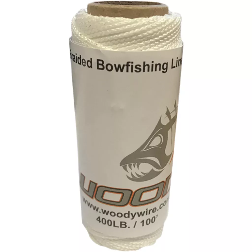 Woody Wire Bowfishing Braided Line (400 lb 100 ft.)