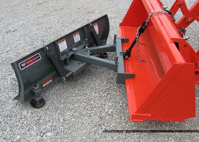 Worksaver Clamp-On Snow Blade | Working Width 60″ & 72″ | Moldboard Height 21″ | Horsepower 18-40 HP | For Tractors
