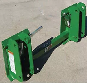 Worksaver| John Deere Loader to Skid Steer & Euro/Global Adapter Brackets | Model 831875–835205 | Lift Capacity 1,200 to 5,500 lbs | Horsepower 45 To 100 HP | For Tractors