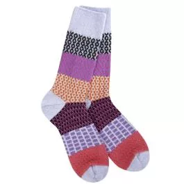 World’s Softest Weekend Gallery Crew Socks – Lavender