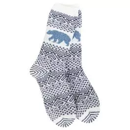 World's Softest Women's Nature Walk Crew Socks - Blue