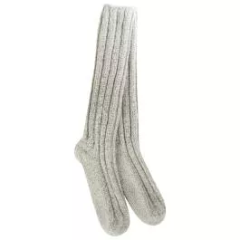 World's Softest Women's Sweater Slouch Crew Socks - Grey Confetti