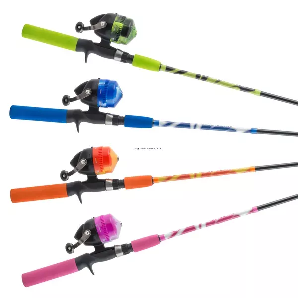 Worm Gear 5'6" 2 Piece Medium Spincast Assortment Combos