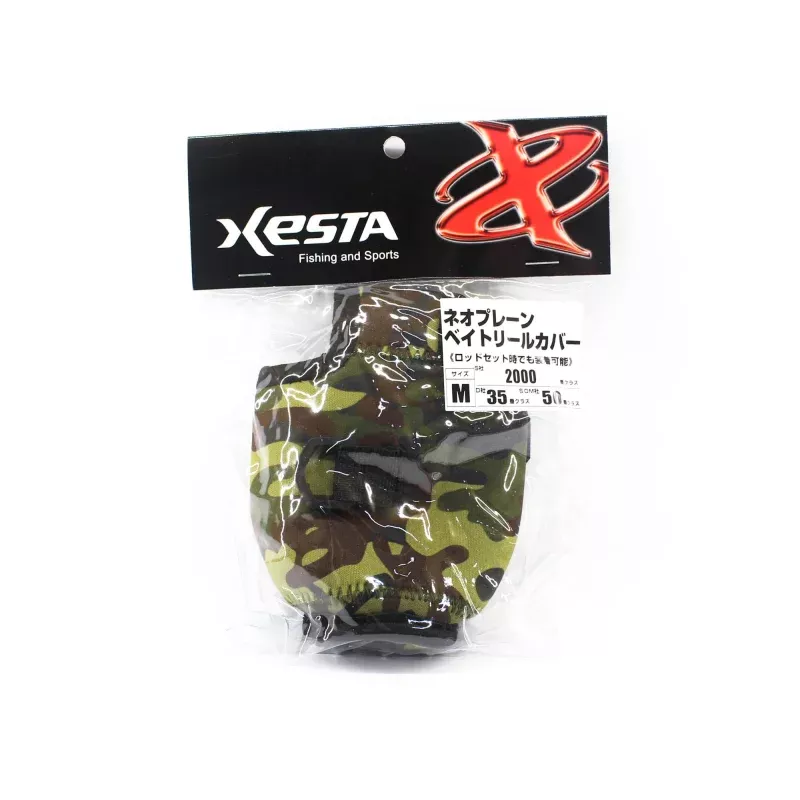 Xesta Reel Cover Case Jigger 2000 Camou Size M (7223)