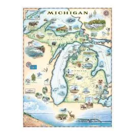 Xplorer Maps Map - Michigan