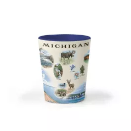 Xplorer Maps Shot Glass – Michigan