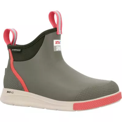 Xtratuf Women’s Olive Sport Ankle Deck Boot #ADSW302M11