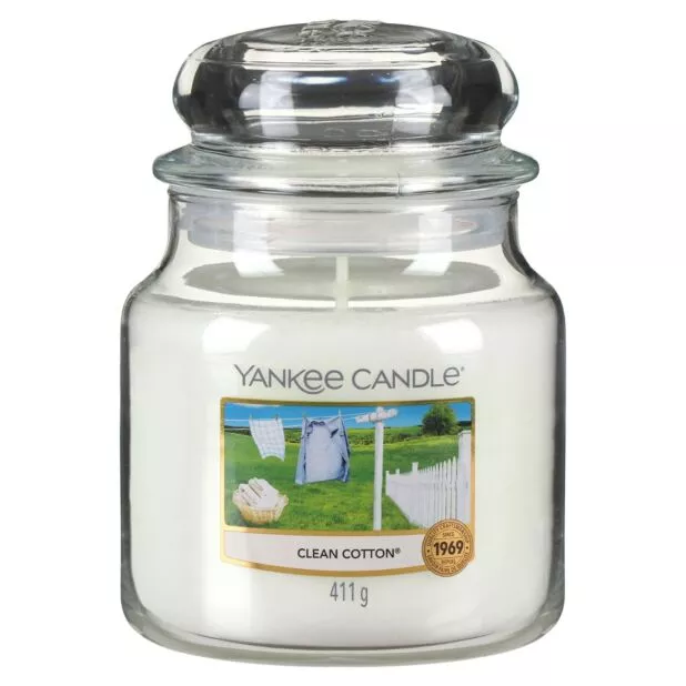 Yankee Candle Clean Cotton 9.7 Oz.