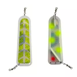 Yeck Lures Flasher - 8" - Mt Dew White Glow