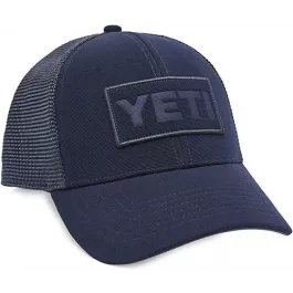 YETI Core Patch Trucker Hat - Navy on Navy