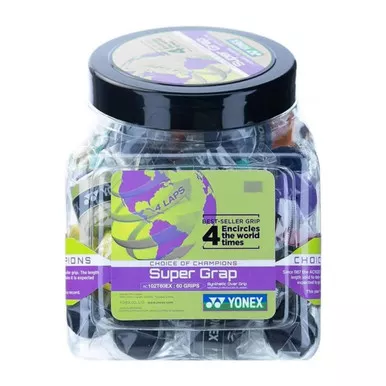 YONEX Super Grap Overgrip 60 Count Bucket (AC102)