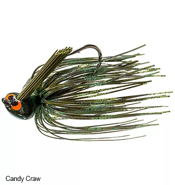 Z-Man CrossEyeZ Flipping Jig 3/8 oz. – Candy Craw #CEFL3804