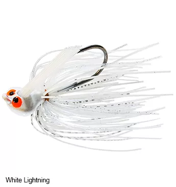 Z-Man CrossEyeZ Flipping Jig 3/8 oz. – White Lightning #CEFL3806