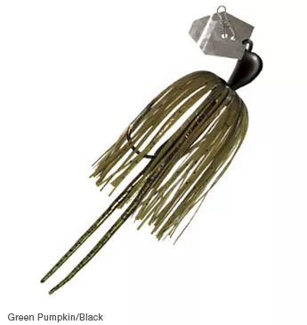 Z-Man Original Chatterbait 1/4 oz.- Green Pumpkin/Black #CB1220